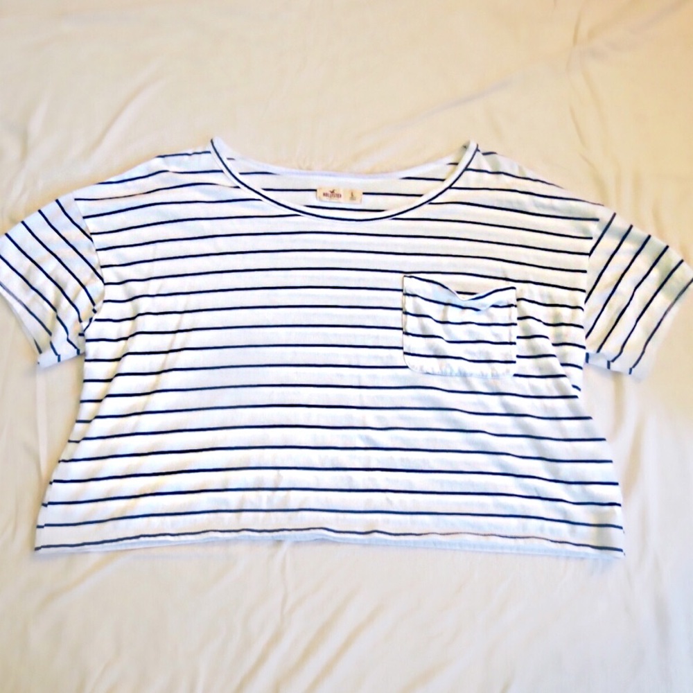 Hollister Stripped Crop Top